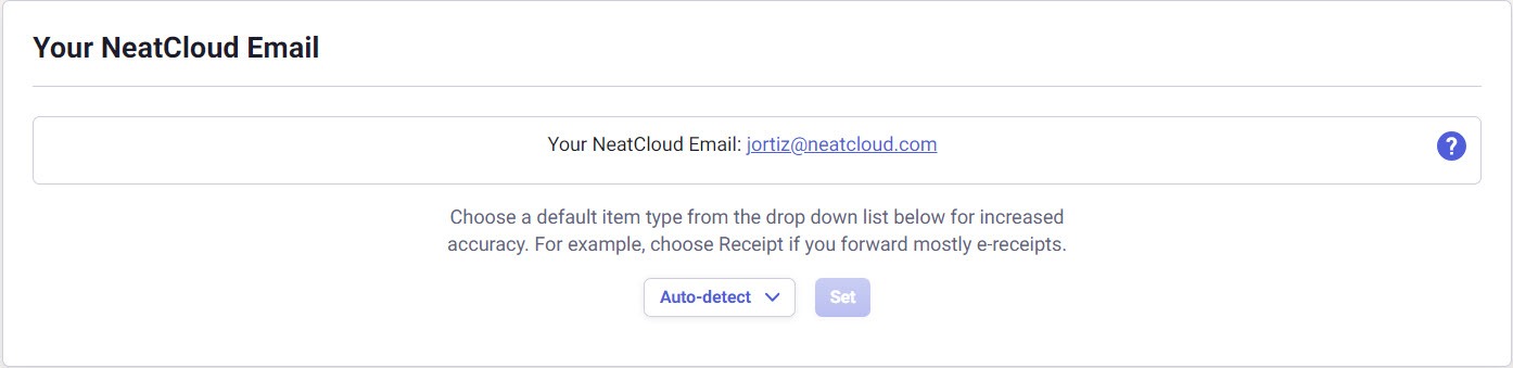 NeatCloud Email - bank reconciliation at The Neat Company